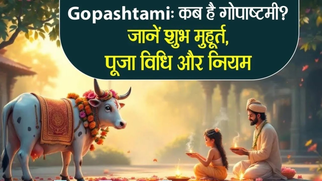 Gopashtmi 2025 ! गोपाष्टमी की पूजा विधि ,शुभ मुहूर्त,गोपाष्टमी पर कैसे करें गायों की सेवा ! 