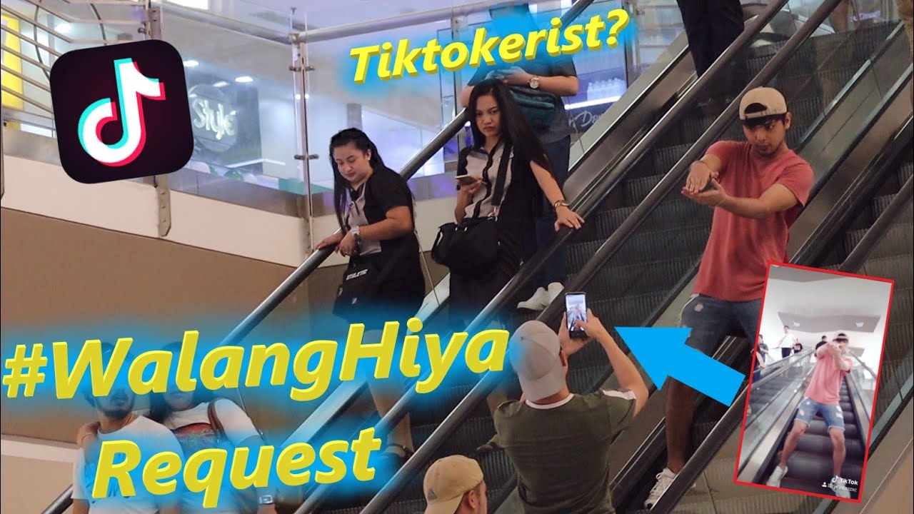 Mag TikTok sa Escalator 