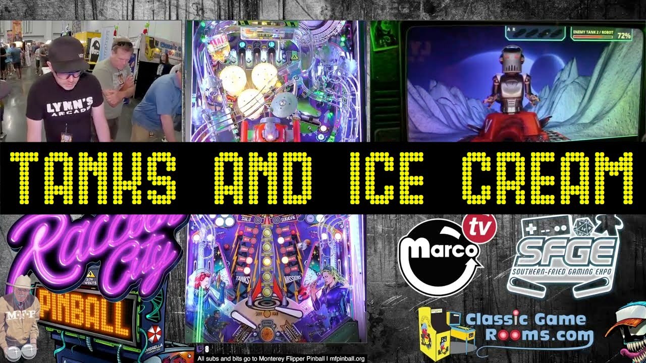 American Pinball Galactic Tank Force: No ice cream for you! Streamed from SFGE.