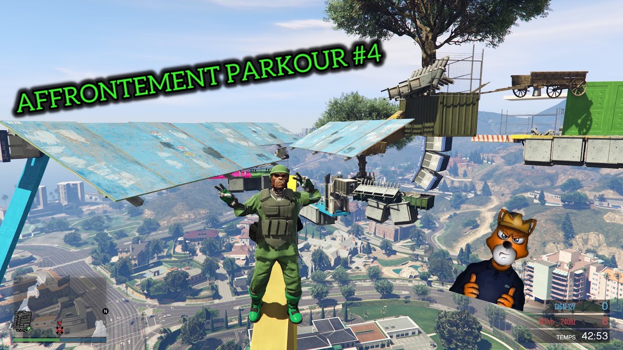 AFFRONTEMENT PARKOUR #4 - GTA 5 ONLINE