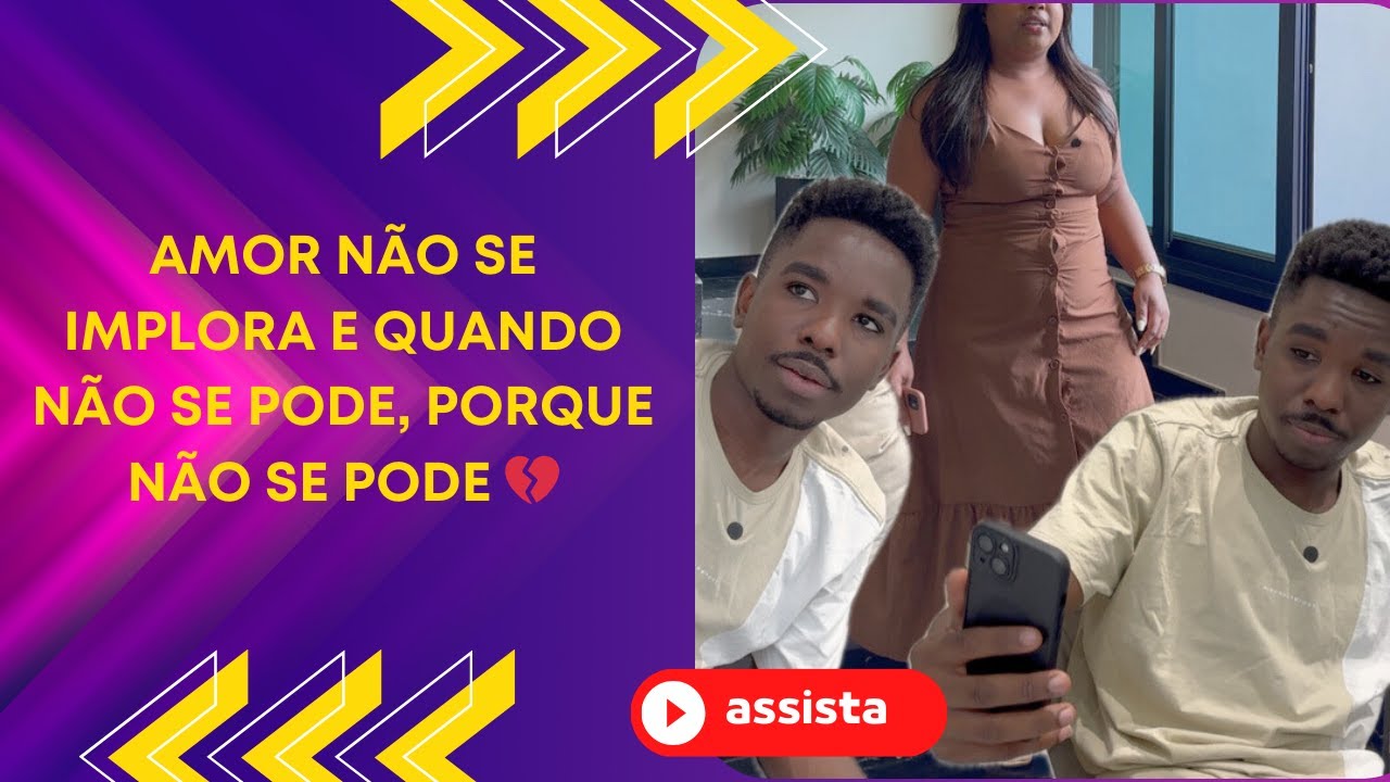 Amor não se implora e quando não se pode, porque não se pode 💔