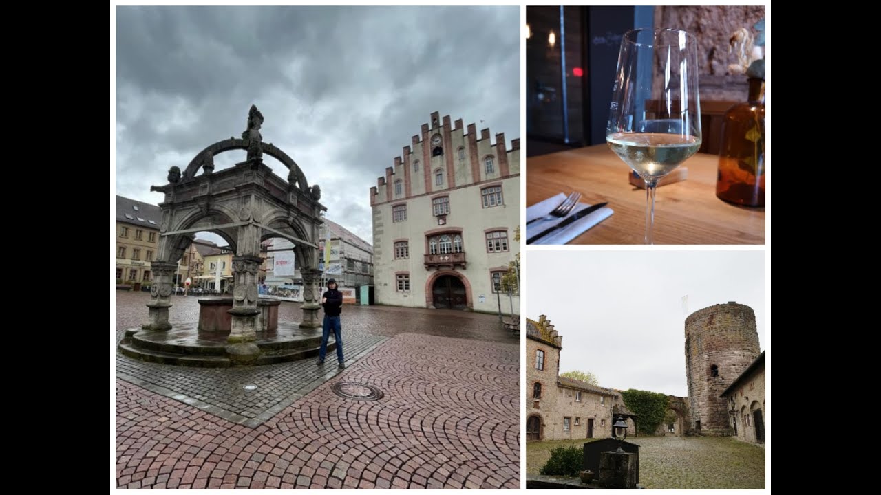 HAMMELBURG. Visiting Franconias famous wine town. (Bavaria/Germany) And tour at Saaleck castle.