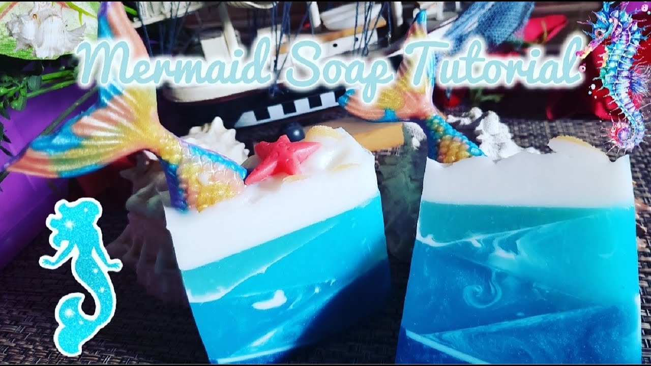 Mermaid Soap Glycerin/Melt & Pour Tutorial