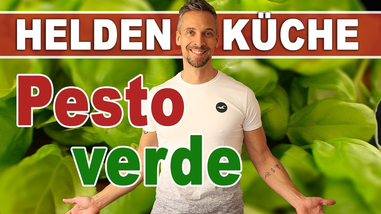 Helden-Küche: Pesto verde selber machen - Pesto-Rezept, Zubereitung mit dem Mörser!