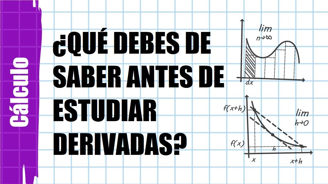 ¿Qué debes saber antes de Estudiar Derivadas? (Ver Descripción)