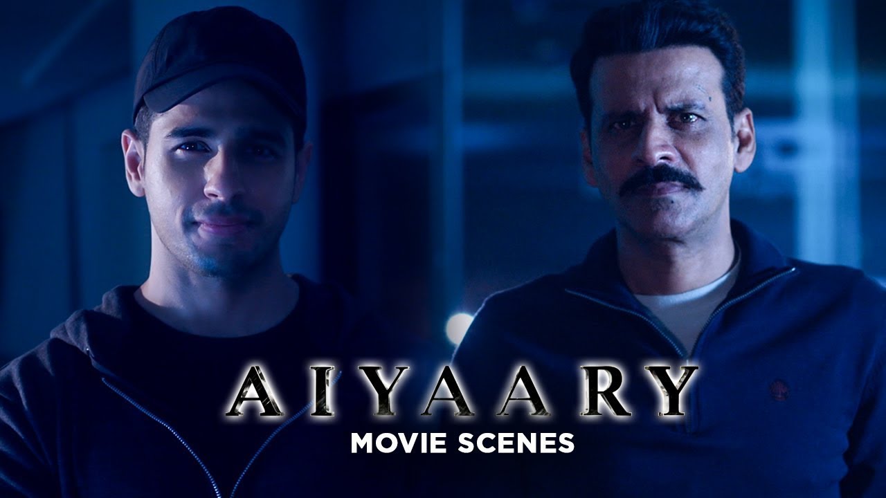 Why Were Everybody Happy Watching News | Sidharth Malhotra , Manoj Bajpayee | Aiyaary MovieScenes