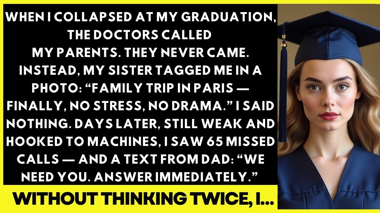 When I Collapsed At My Graduation, The Doctors Called My Parents. They Never Came. Instead,...