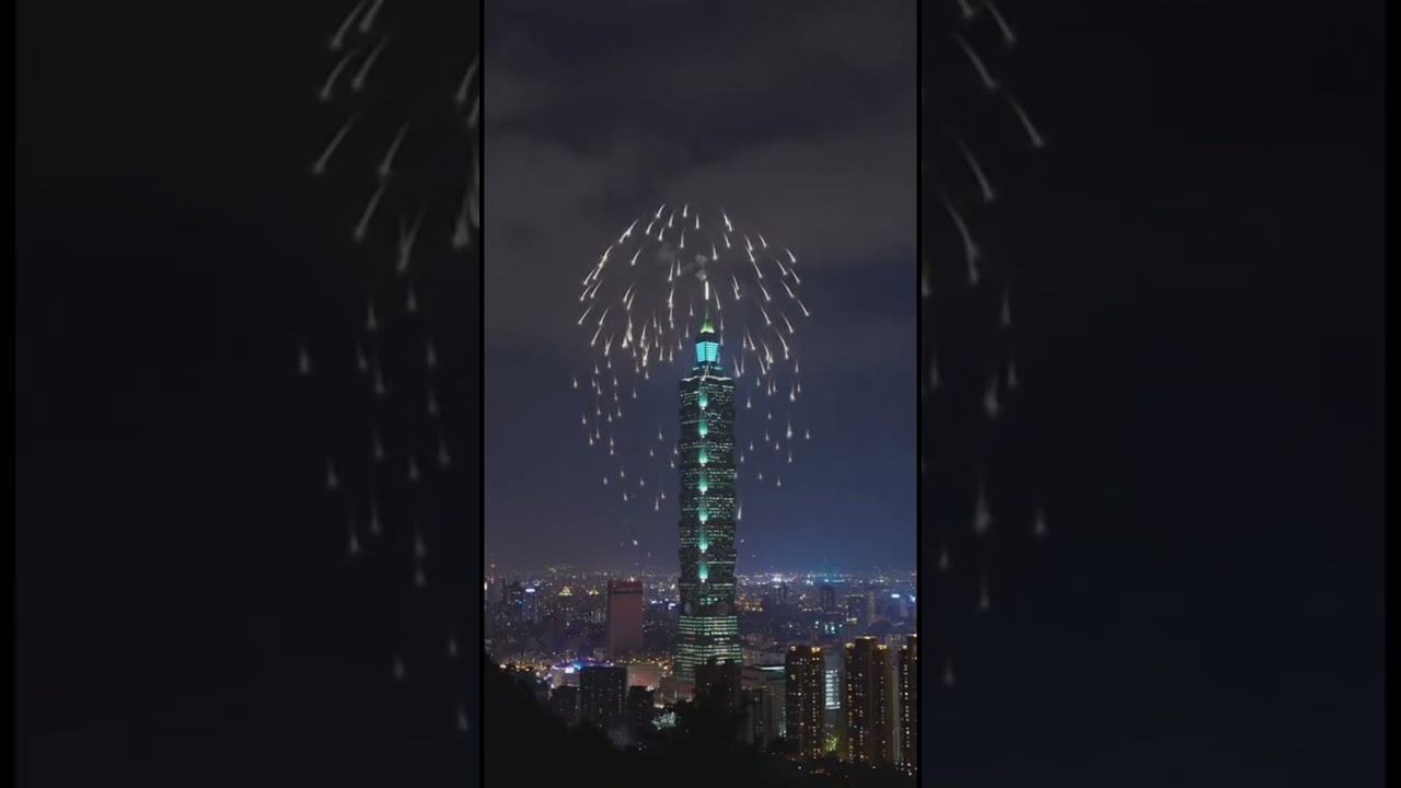 【AI_4K】(Taipei 101 Fireworks 202X)｜202X 臺北 101 跨年煙火完整版