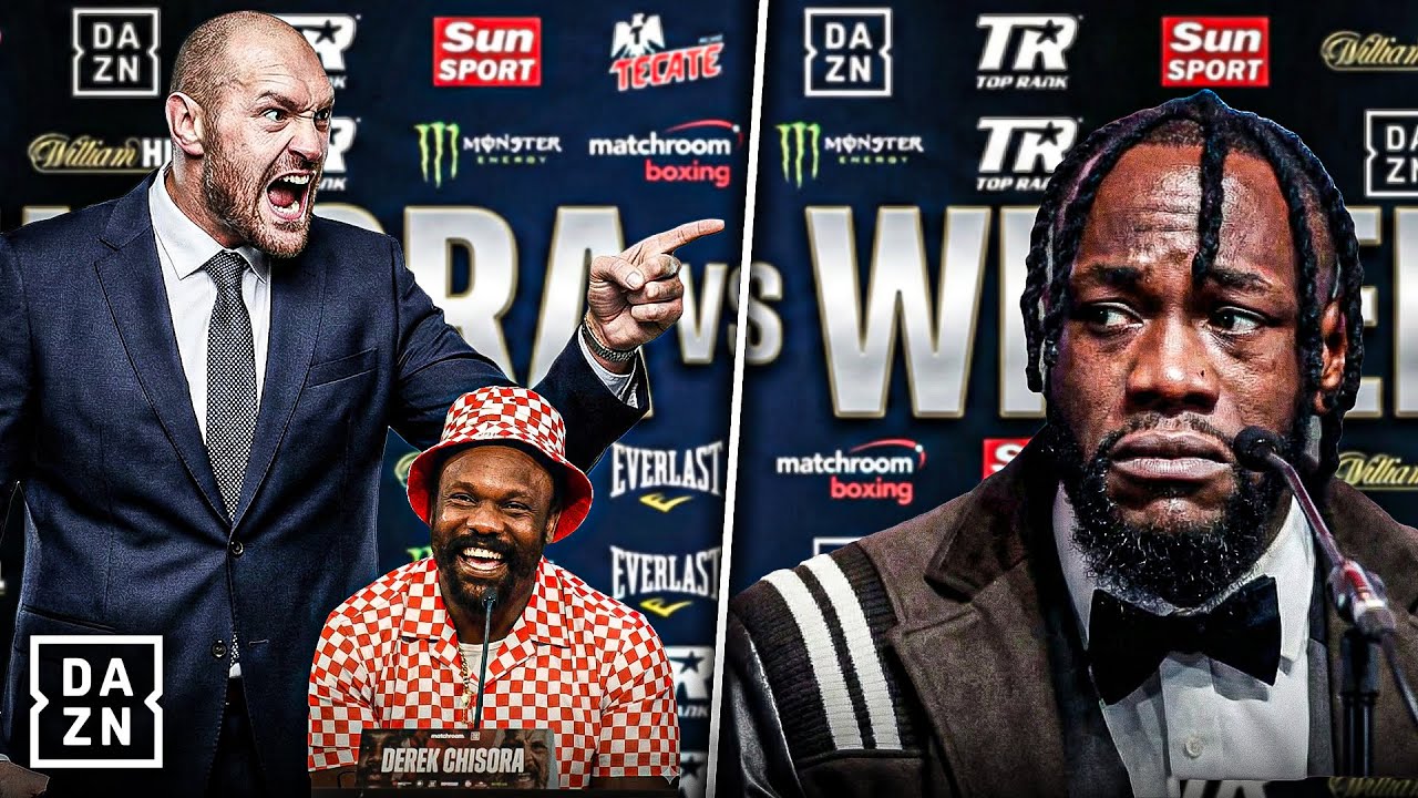 WILD SCENES: Tyson Fury GOES OFF on Deontay Wilder During Derek Chisora Press Conference!