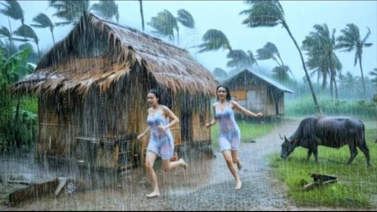 Real Nepali Mountain Village Life During Heavy Rain Season | Most Peaceful And Relaxing Rural life🇳🇵