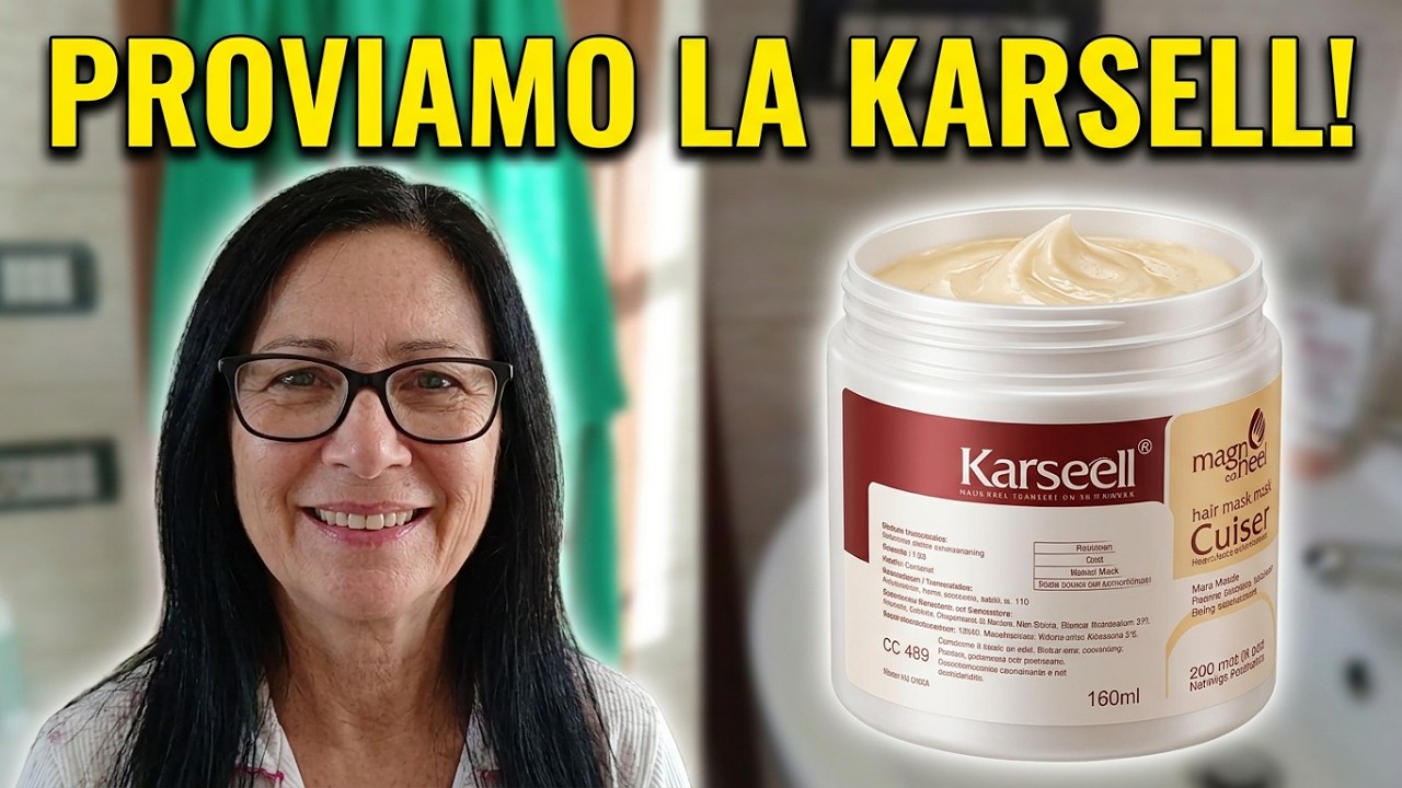 Proviamo per Voi la #Maschera per #capelli #Karseell ! #hair #musk 🙏Please Subscribe🙏