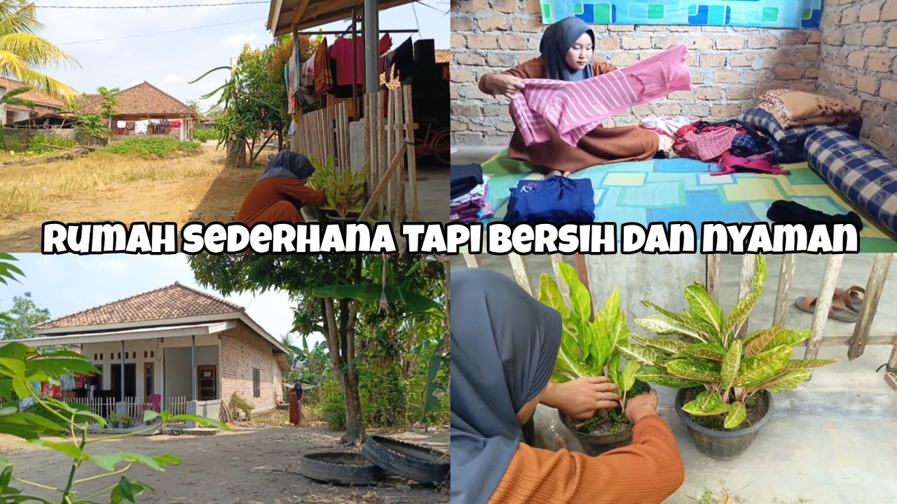 BERSIH BERSIH RUMAH SEDERHANA||Rumah sederhana tapi nyaman