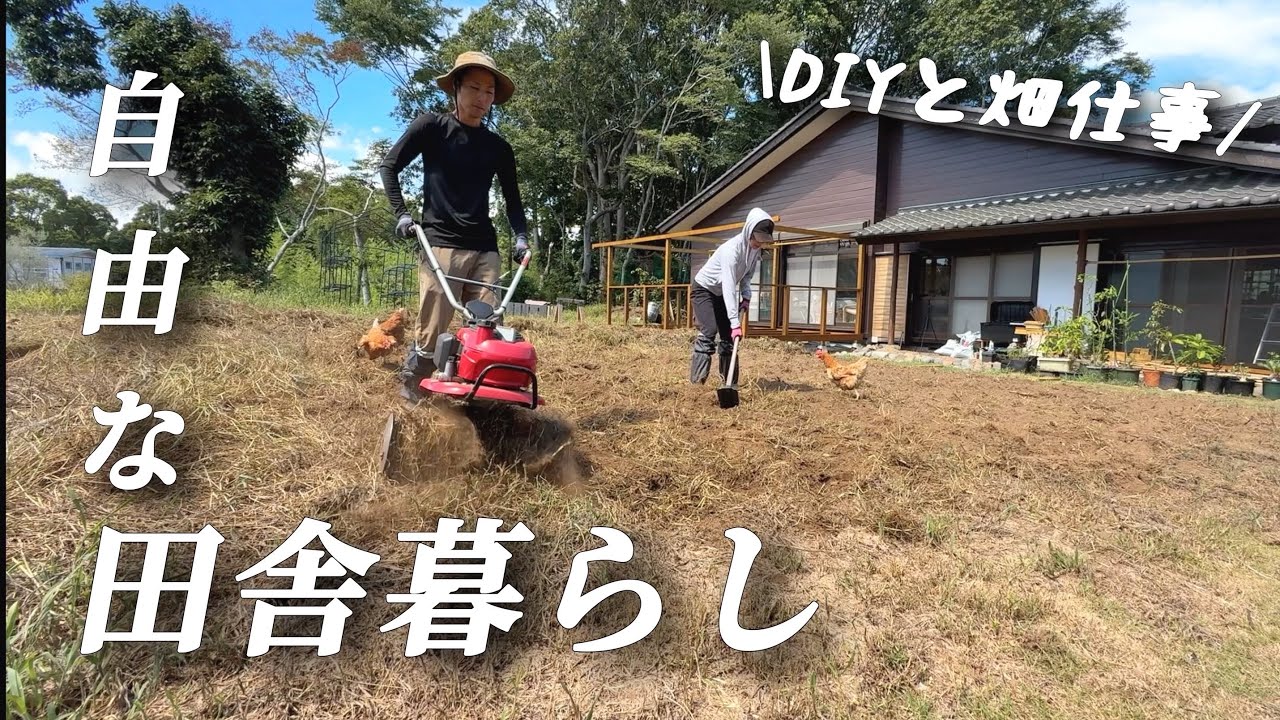 【田舎暮らし】荒れに荒れた畑を再生していく/移住して開拓中【移住103】