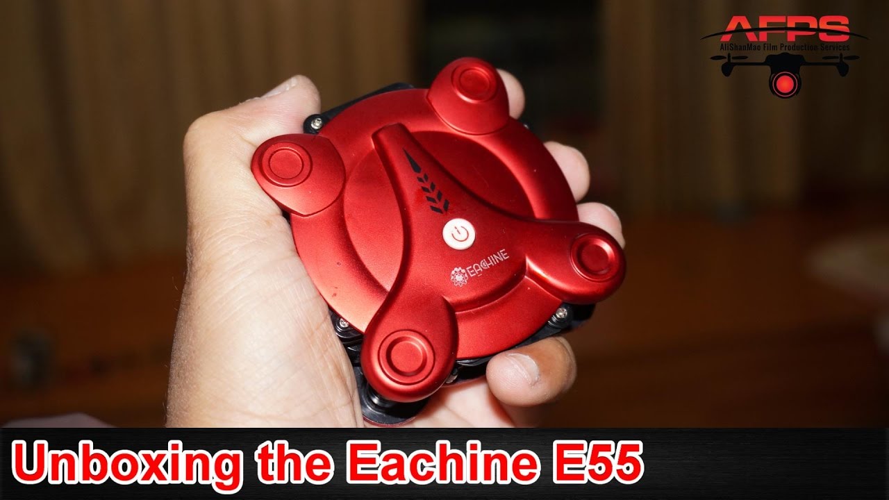 Eachine E55 Folding Pocket Drone Unboxing