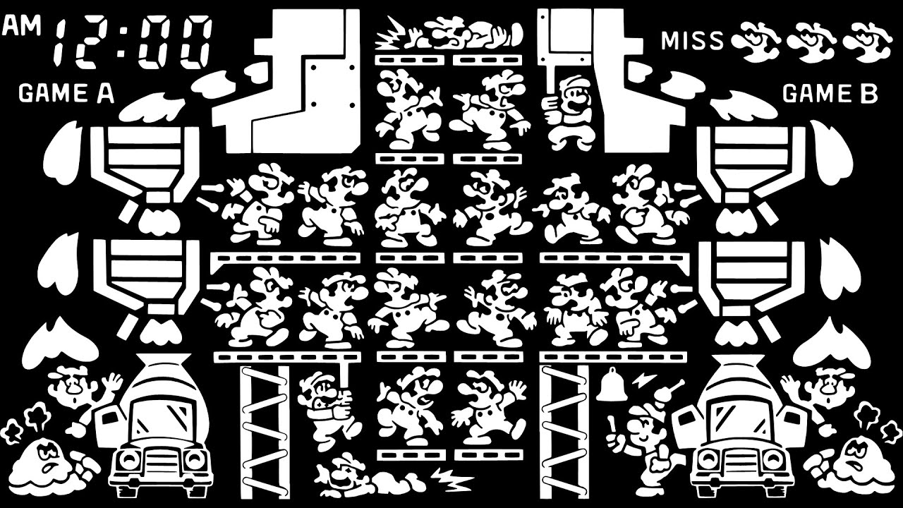 [MAME] Game & Watch: Mario's Cement Factory (Table Top) (early emulation)