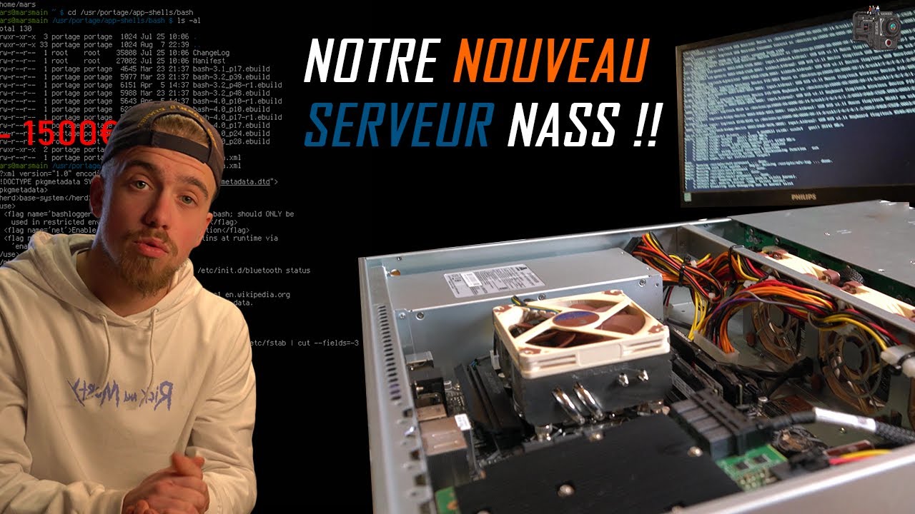 ON MONTE UN MAXI-SERVEUR NAS !!