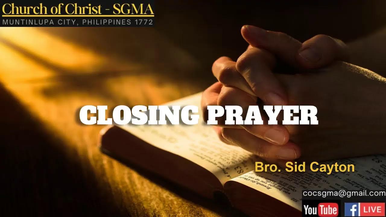 Sunday Worship Service | SGMA Church Of Christ | March 1, 2026 |
