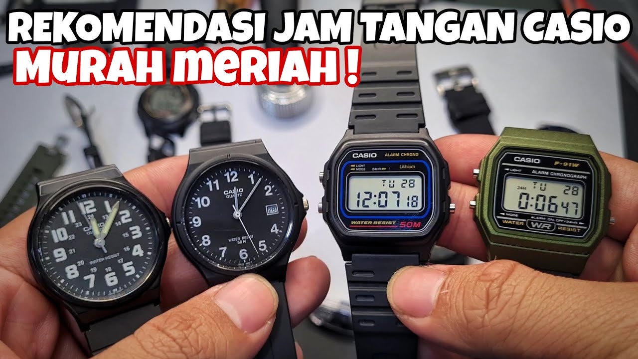 REKOMENDASI JAM TANGAN CASIO MURAH MERIAH !
