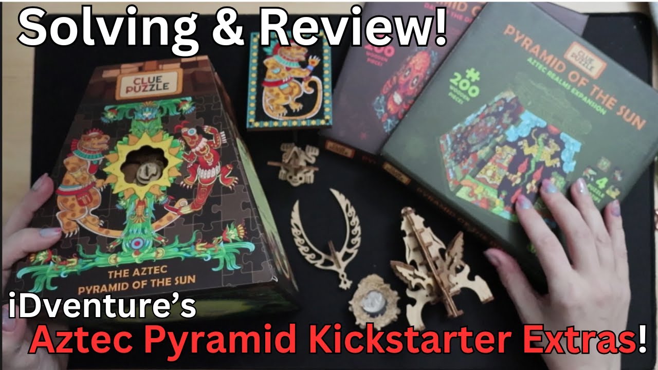 Solving & Review! idVenture's Aztec Pyramid of the Sun Puzzle Extras