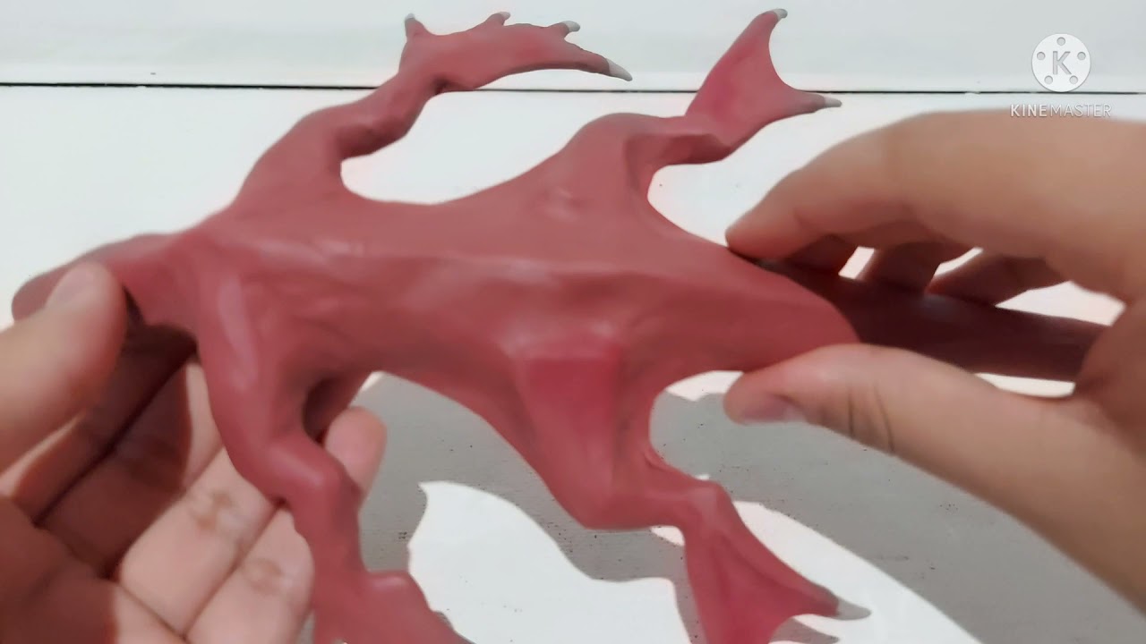 Godzilla aquatilis (Godzilla singular point) feito com Massinha de Plastilina