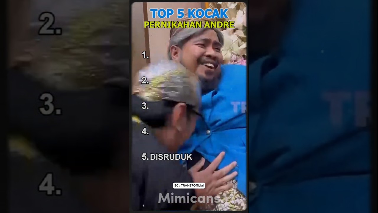 MOMEN KOCAK PERNIKAHAN ANDRE TAULANY #shorts #viralvideo #hiburan