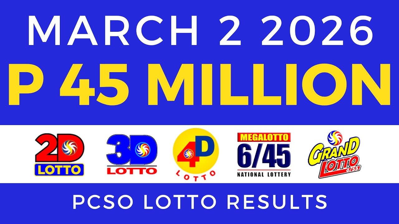 Lotto Result Today 9pm March 2 2026 PCSO