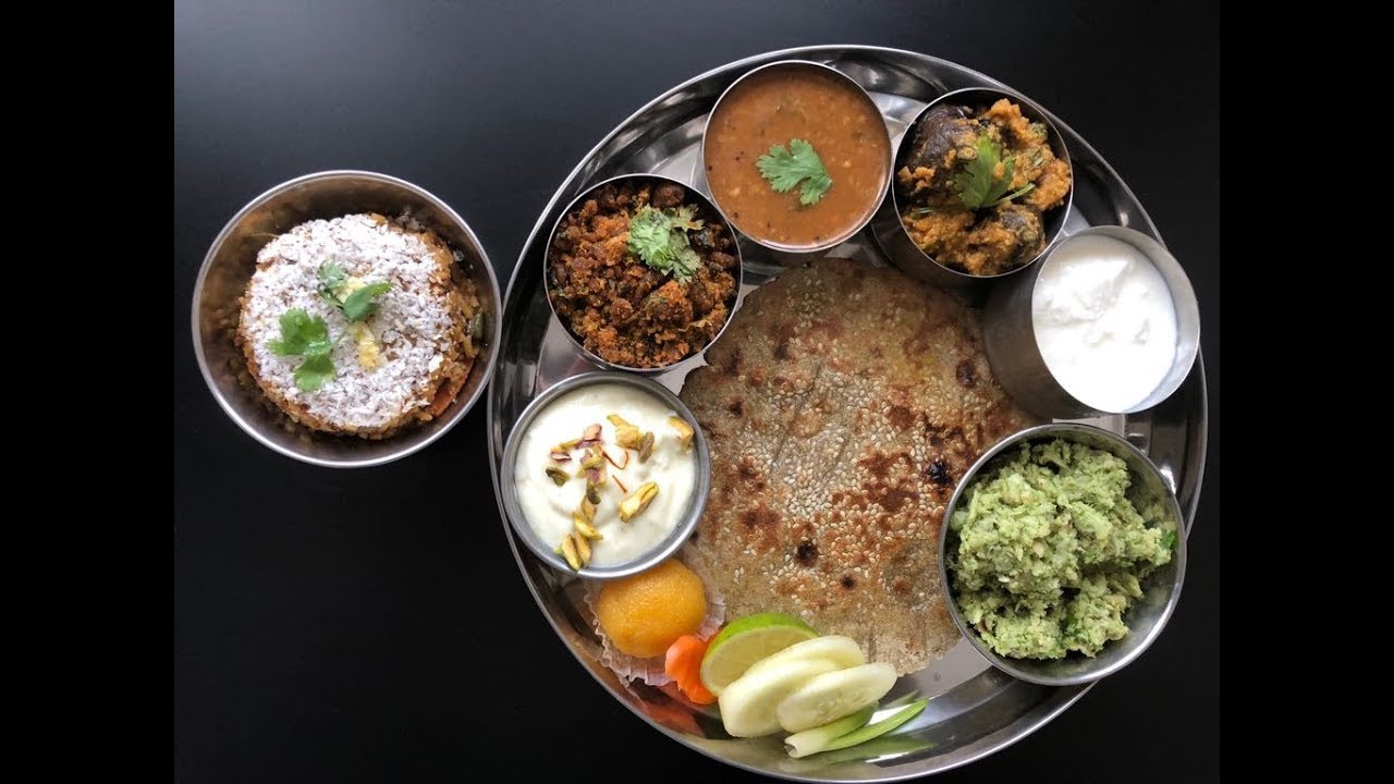 Maharashtrian thali #thali 