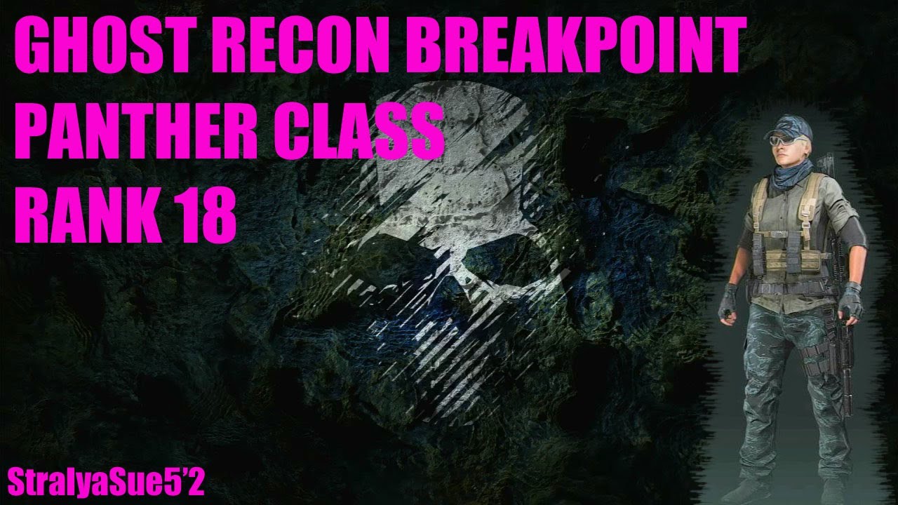 GHOST RECON BREAKPOINT PANTHER CLASS RANK 18