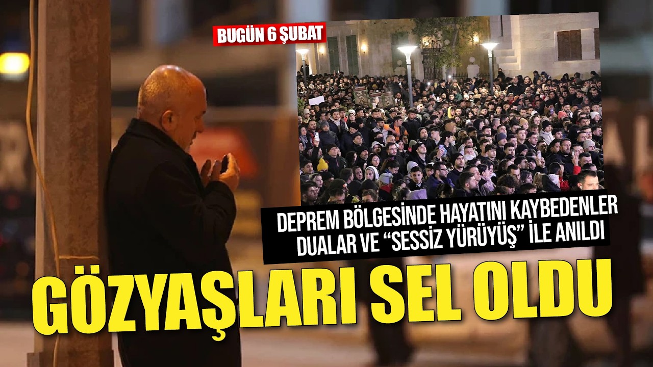 Asrın felaketinde hayatını kaybedenler dualar ve 