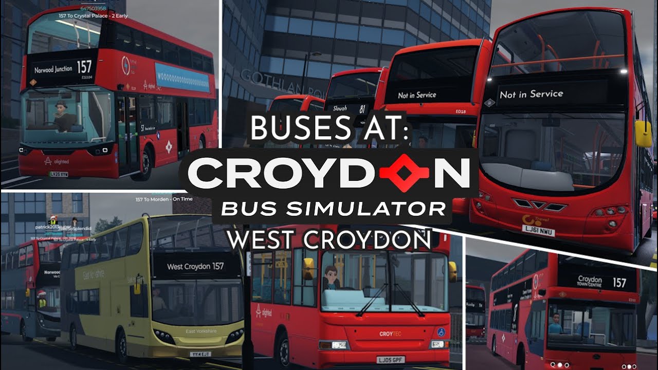 Croydon Bus Simulator | Buses at West Croydon 10 | 03/01/2026 SIM SERVER