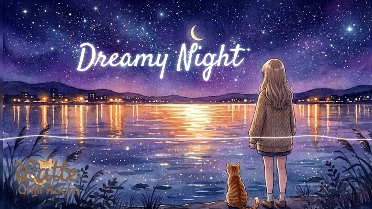 【作業用BGM】夜の集中とリラックスに。星空カフェBGM 🌙 Dreamy Night | Lofi Chill Vibes, Late Night Study & Sleep Music