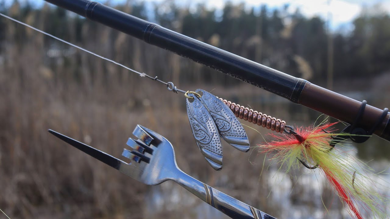 Forked Tool Hack for DIY Fishing Spinners