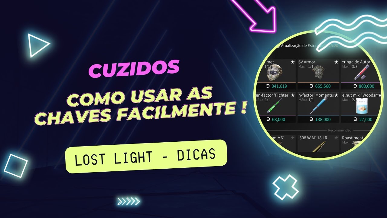 LOST LIGHT - DICAS DE COMO USAR TODAS AS CHAVES , MESMO N&Atilde;O SABENDO AONDE FICA O LUGAR !