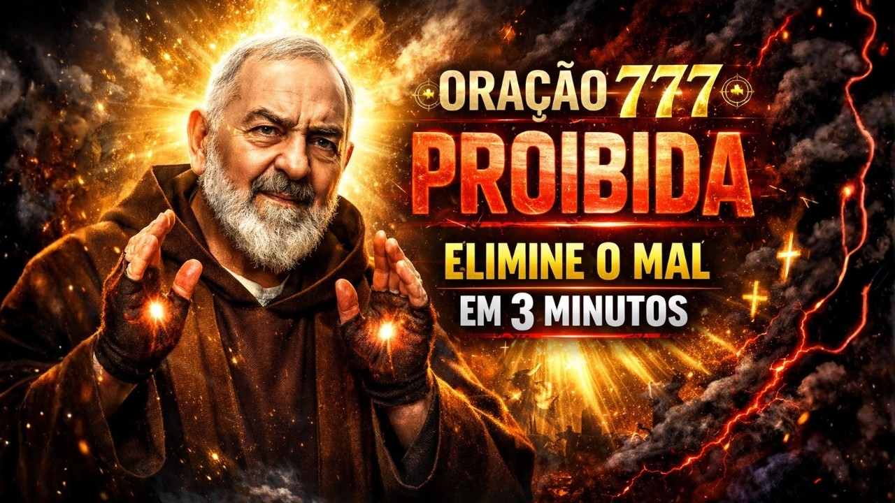 A Oração Proibida Revelada 777 EFATPA: Elimine o Mal em Só 3 Minutos com Padre Pio!