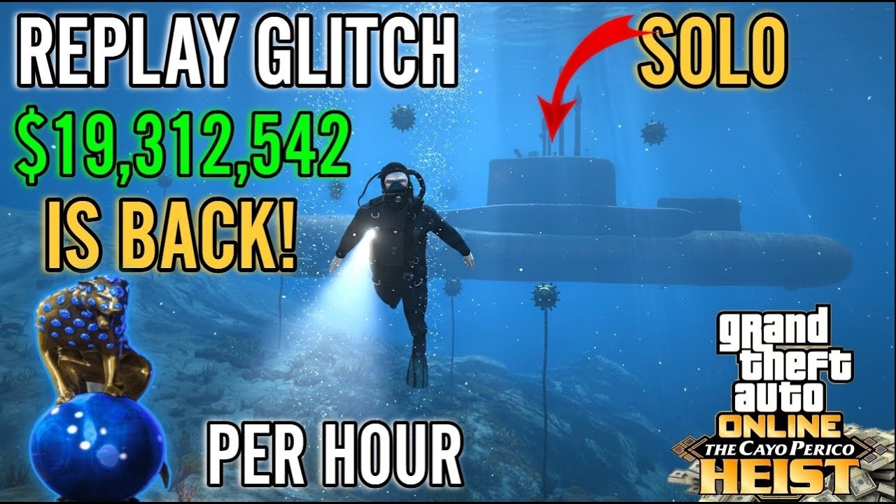 Cayo Perico Heist SOLO Replay Glitch 2026 💸 Kosatka Route &ndash; $19M Fast Guide   GTA Online #gta