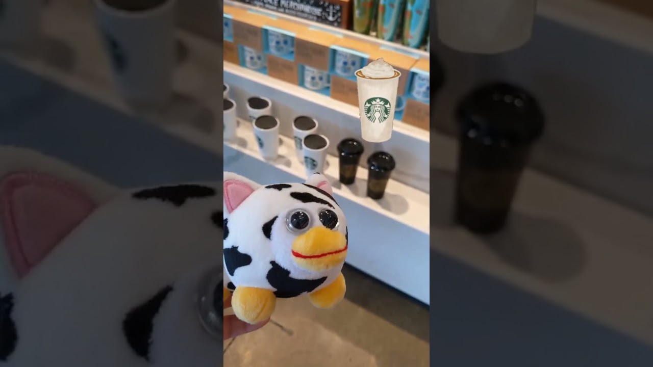 Peepy and I visit the First Starbucks