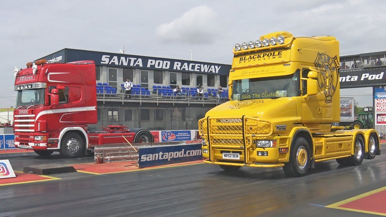 Trucks Drag Racing at Santa Pod Raceway