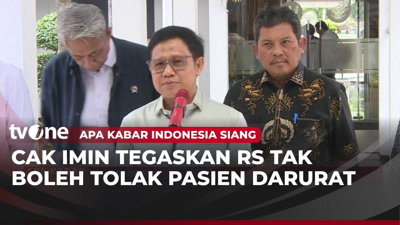 Cak Imin Tegaskan RS Harus Tetap Tangani Pasien yang Bersifat Darurat | AKIS