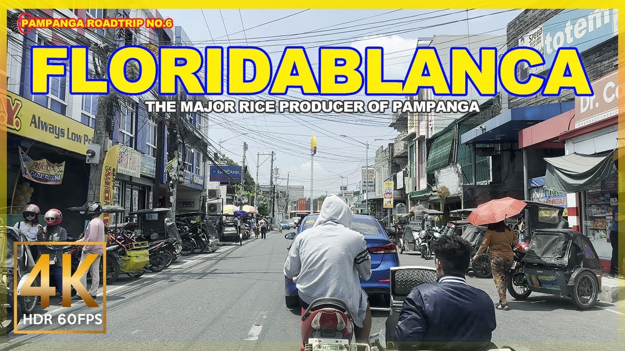 FLORIDABLANCA Pampanga Road Trip No. 6 | One of Pampanga's Major Producer of Rice | 4K Driving Tour
