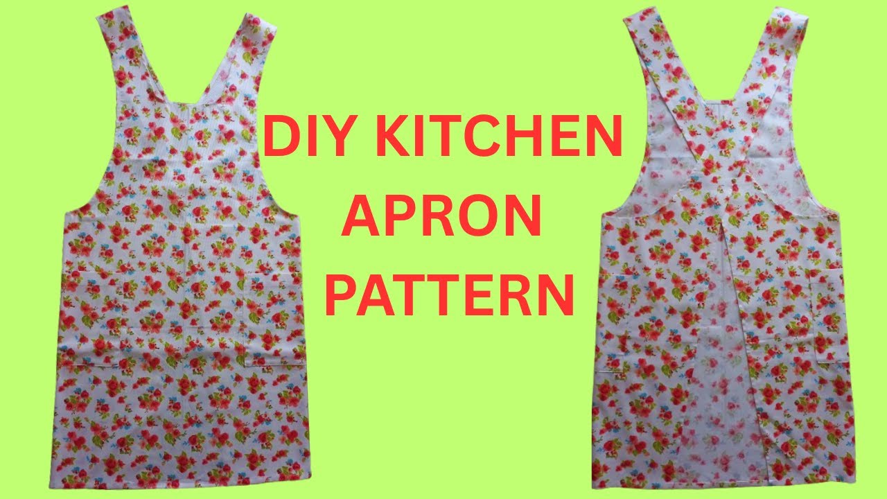 Выкройка кухонного фартука своими руками / как сделать выкройку кухонного фартука /  #115