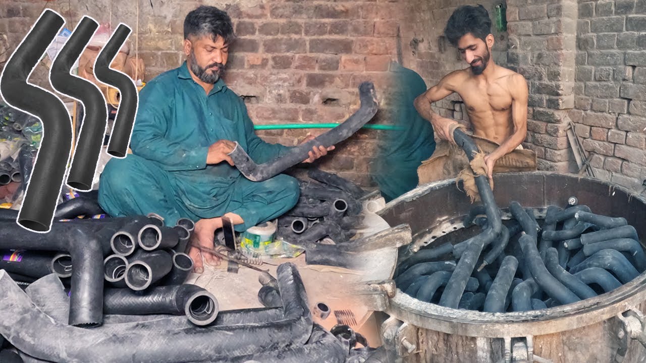 How Radiator Hose Pipe are Manufacture in Local Factory || Production Process of Radiator Hose Pipe
