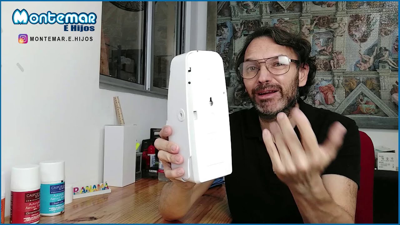Tutorial de uso y programación dispensador en aerosol.