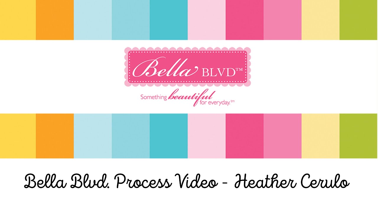 Bella Blvd  Cap & Gown - Scrapbook Process Video #12
