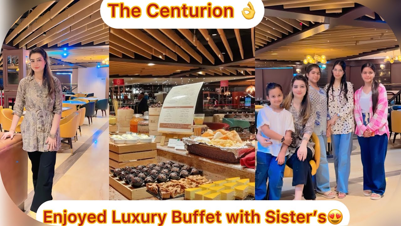 Unlimited Buffet Enjoy kiya || The Centurion || Best Buffet in Lucknow ♥️😍 || Delicious Food ||