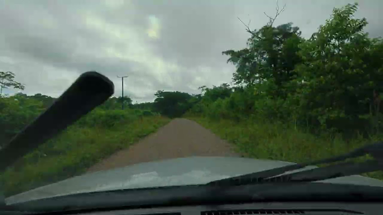 Let's take a hyperlapse drive to Barranco Village in the Toledo District, Belize 