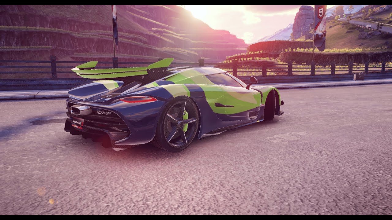 Asphalt 9 - Jesko x Frozen Route : [59.756] | by Raptorix