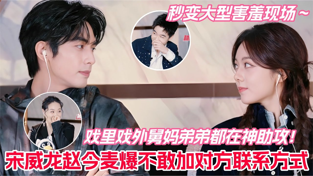 宋威龙赵今麦陪看亲密戏当场脸红！亲口承认私下经常联系！两人把名台词讲成了暧昧现场～#宋威龙 #赵今麦 #骄阳似我 #songweilong #zhaojinmai #cp