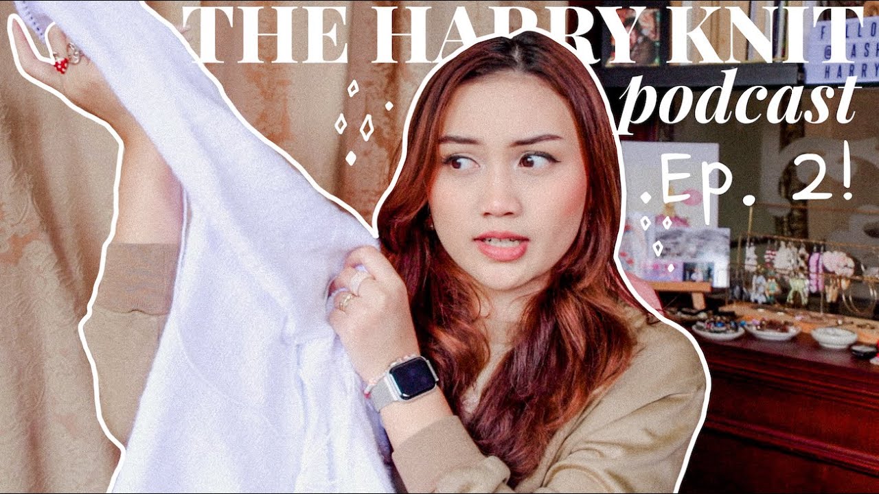 frogs, test knits + plans for 22' 🐸🪡 The Harry Knit Podcast ep 2