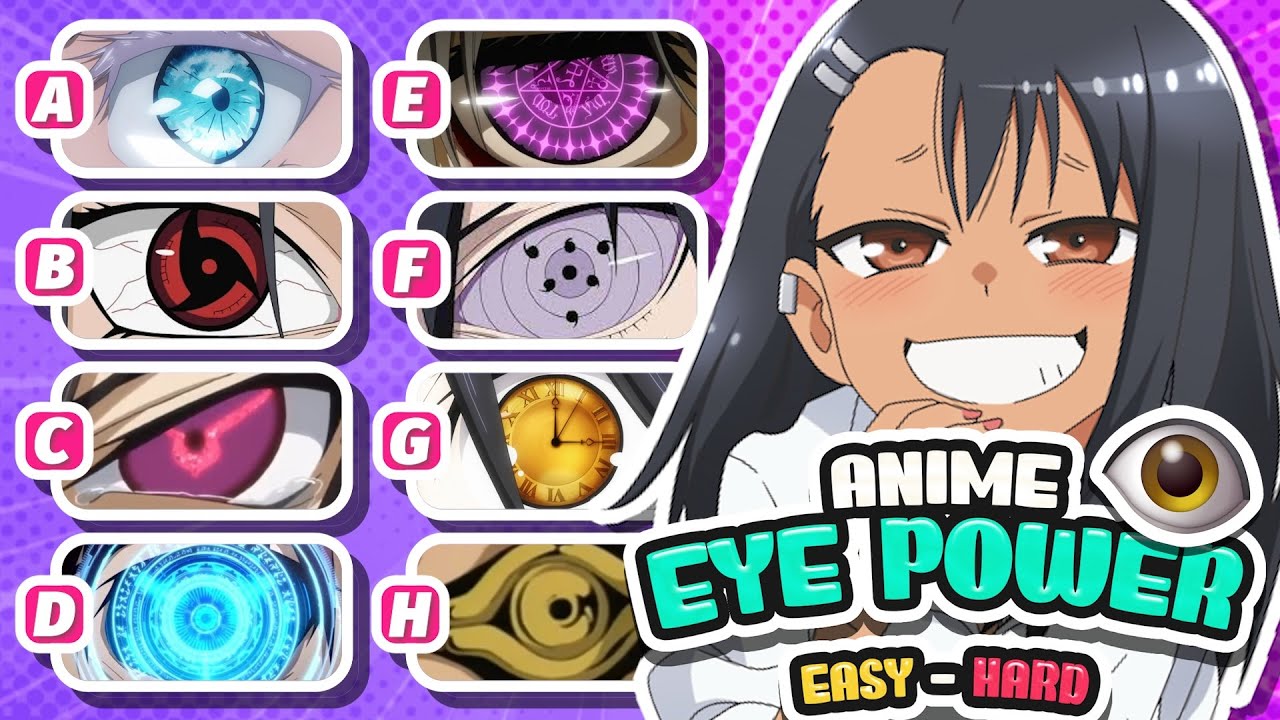 Anime Quiz: Can You Guess the Anime Eye Power? 👁️🔥 | 40 Eye Powers + 2 Bonus [Level: 🟢Easy to 🔴Hard]