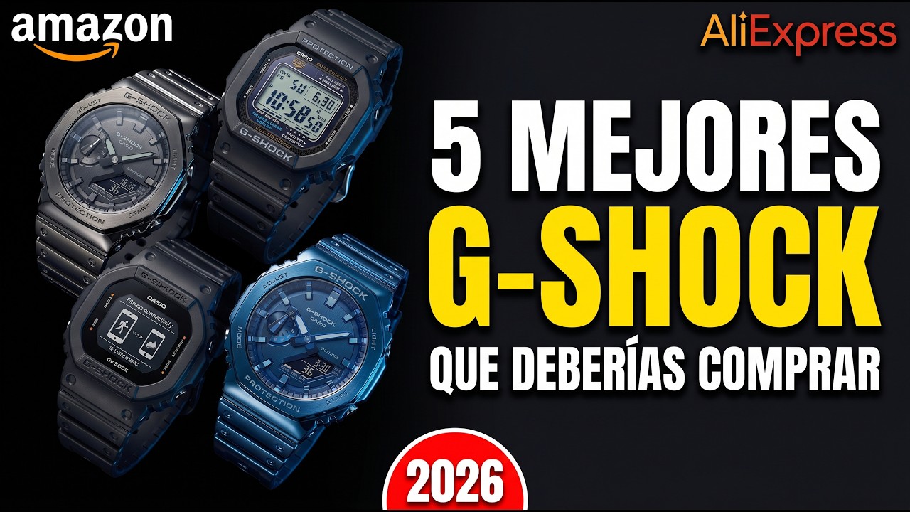 Los 5 MEJORES Relojes G-SHOCK - CALIDAD PRECIO (AMAZON 2026)